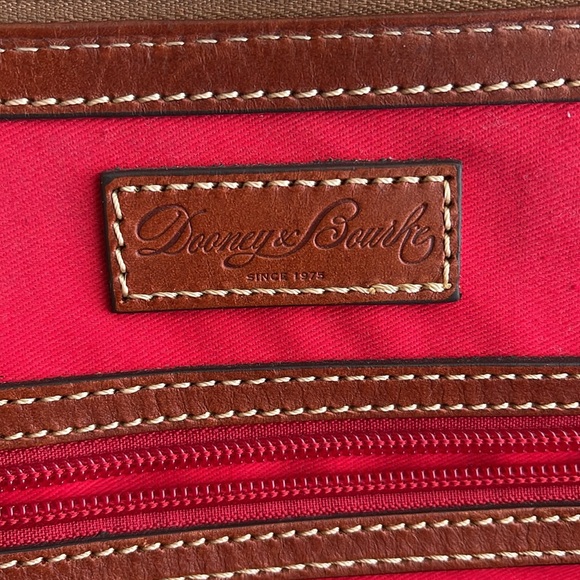 Dooney & Bourke pebble leather Zip Zip satchel crossbody in rare color Pale Pink - Picture 4 of 4